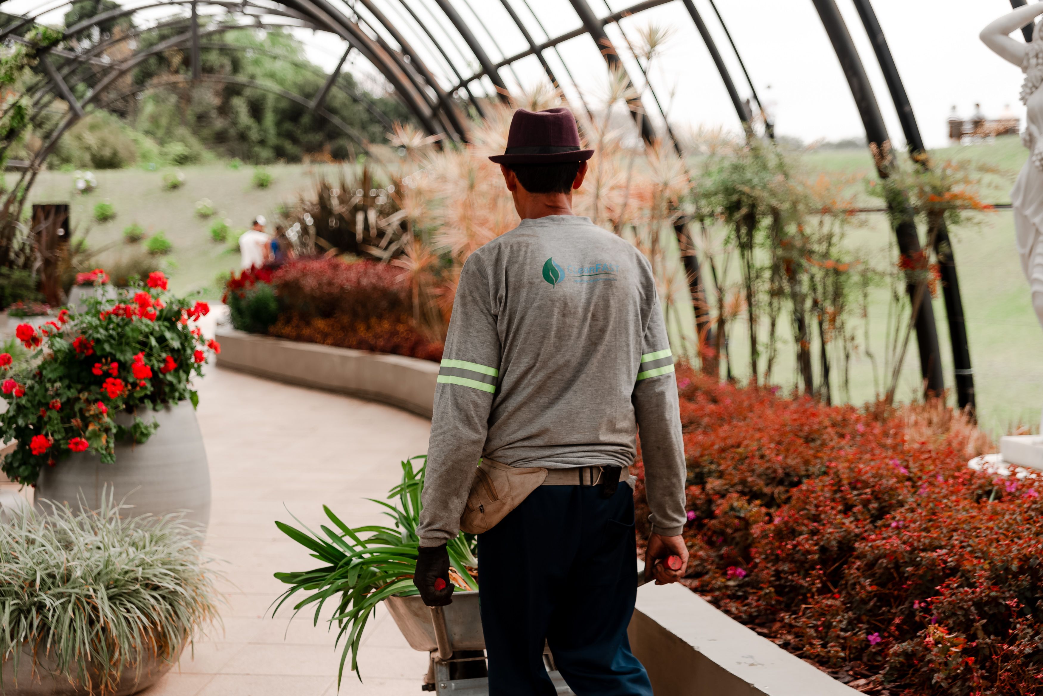 Profissional de jardinagem